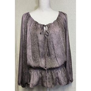 Michael Kors Top Michael Michael Kors Animal Print Women's Size XL‎